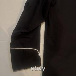 Scully Western Country Pearl Snaps White Piping Shirt Adult Large Black Vintage