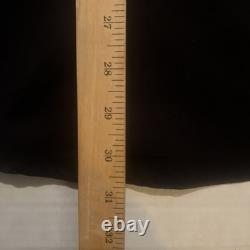 Scully Western Country Pearl Snaps White Piping Shirt Adult Large Black Vintage