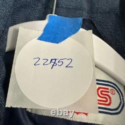 Ski Levis Mens Vintage Western Jacket Size L Denim Goose Down Filled Rancher 70s