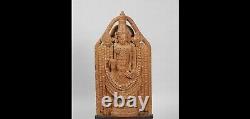 South India Vishnu hardwood Large Antique Statue Tirupati Indian Hindu Mysore