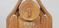 South India Vishnu hardwood Large Antique Statue Tirupati Indian Hindu Mysore