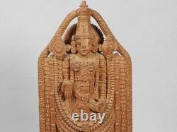 South India Vishnu hardwood Large Antique Statue Tirupati Indian Hindu Mysore