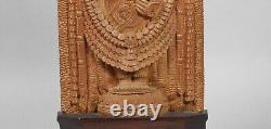 South India Vishnu hardwood Large Antique Statue Tirupati Indian Hindu Mysore