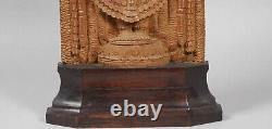 South India Vishnu hardwood Large Antique Statue Tirupati Indian Hindu Mysore