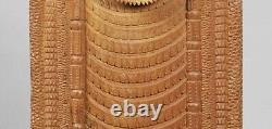 South India Vishnu hardwood Large Antique Statue Tirupati Indian Hindu Mysore gy