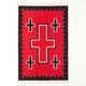 Southwestern Navajo Ganado Rug Handmade Antique Native American Wool Large Rugs