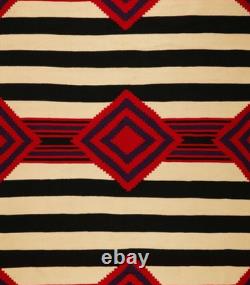 Southwestern Navajo Ganado Rug Handmade Antique Native American Wool Large Rugs