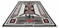 Southwestern Navajo Ganado Rug Handmade Antique Native American Wool Large Rugs