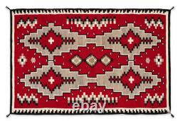 Southwestern Navajo Ganado Rug Handmade Antique Native American Wool Large Rugs