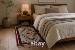 Southwestern Navajo Ganado Rug Handmade Antique Native American Wool Large Rugs