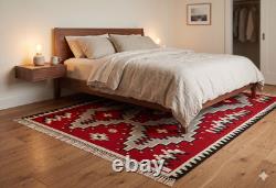 Southwestern Navajo Ganado Rug Handmade Antique Native American Wool Large Rugs
