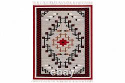 Southwestern Navajo Ganado Rug Handmade Antique Native American Wool Large Rugs