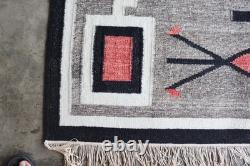 Southwestern Navajo Ganado Rug Handmade Antique Native American Wool Large Rugs