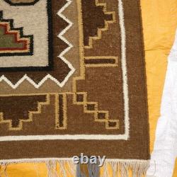 Southwestern Navajo Ganado Rug Handmade Antique Native American Wool Large Rugs