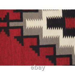 Southwestern Navajo Ganado Rug Handwoven Antique Native American Wool Large Rugs