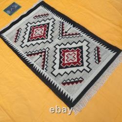 Southwestern Navajo Rug Handmade Antique Native American Wool Large Rugs 9x12 ft