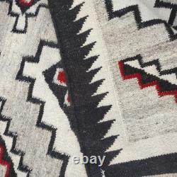 Southwestern Navajo Rug Handmade Antique Native American Wool Large Rugs 9x12 ft