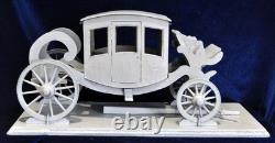 Stagecoach Large All Wood Western Replica Handmade Coach Carriage Stagecoach Large All Wood Western Replica Handmade Coach Carriage