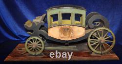 Stagecoach Replica Large All Wood Western Model Handmade