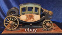 Stagecoach Replica Large All Wood Western Model Handmade