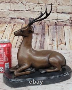 Stunning Large Numbered Antiqued Bronze Stag Sig and Number Statue Ornament Deal Stunning Large Numbered Antiqued Bronze Stag Sig and Number Statue Ornament Deal