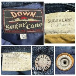 Sugar Cane Corduroy Denim Western Yoke Down Vest L Vintage Japan F/S