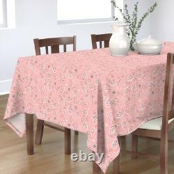 Tablecloth Western Handkerchief Rustic Vintage Forest Cotton Sateen