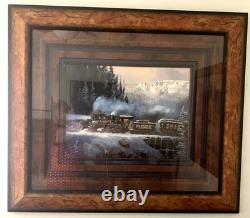 Ted Blaylock HARD PULL TO OURAY Framed Print Rio Grande Railroad Colorado 38x44