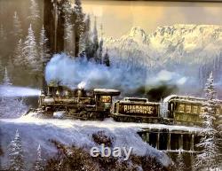Ted Blaylock HARD PULL TO OURAY Framed Print Rio Grande Railroad Colorado 38x44