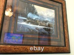 Ted Blaylock HARD PULL TO OURAY Framed Print Rio Grande Railroad Colorado 38x44