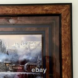 Ted Blaylock HARD PULL TO OURAY Framed Print Rio Grande Railroad Colorado 38x44