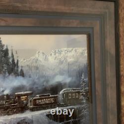 Ted Blaylock HARD PULL TO OURAY Framed Print Rio Grande Railroad Colorado 38x44