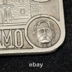 Texas Belt Buckle Alamo San Antonio Rare Western Silver Metal Large Cowboy Gift