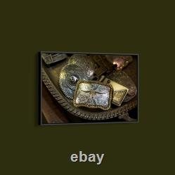 The Yellowstone Collection Cowboy Buckles Art Print on Paper or Canvas