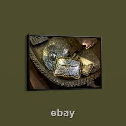 The Yellowstone Collection Cowboy Buckles Art Print on Paper or Canvas