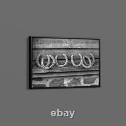 The Yellowstone Collection Horseshoes Art Print on Paper or Canvas