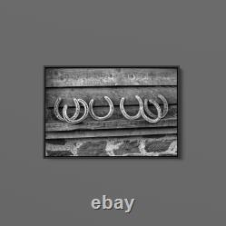 The Yellowstone Collection Horseshoes Art Print on Paper or Canvas