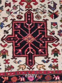 Tribal Runner Rug Oriental Handmade Farmhouse Carpet LARGE VINTAGE RUNNER