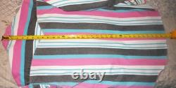 True Vintage Wrangler Brushpopper Striped Western Shirt Made USA Sz 16.5-36 Lrg