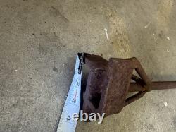 Two Antique Rancher Branding Iron Heavy 36 Symbol 4 & 1 1/2