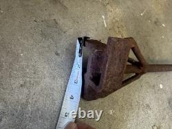 Two Antique Rancher Branding Iron Heavy 36 Symbol 4 & 1 1/2