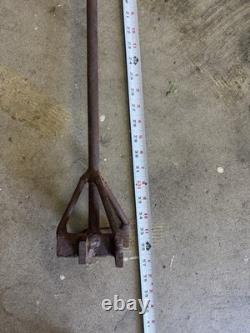 Two Antique Rancher Branding Iron Heavy 36 Symbol 4 & 1 1/2