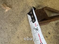 Two Antique Rancher Branding Iron Heavy 36 Symbol 4 & 1 1/2