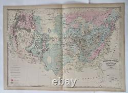 United States Geological & Infrastructure Western Territories 1872 large map