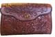 VINTAGE 1960's JOO-KAY HANDTOOLED LEATHER EMBOSSED PURSE Western Boho Size Lrg