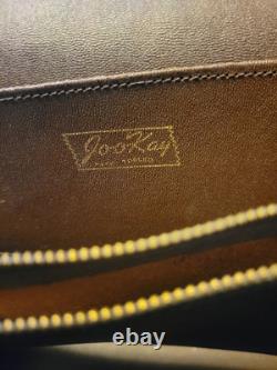 VINTAGE 1960's JOO-KAY HANDTOOLED LEATHER EMBOSSED PURSE Western Boho Size Lrg