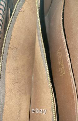 VINTAGE 1960's JOO-KAY HANDTOOLED LEATHER EMBOSSED PURSE Western Boho Size Lrg