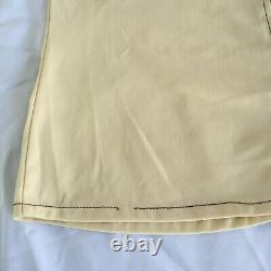 VINTAGE JcPenney Western Retro Style Men's Button Down 2-Pocket Shirt Tan LARGE