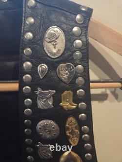 VTG 1980s Western Fashions of California Cowboy Vest M/L See Pics