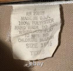 VTG 50/60's H Bar C California Ranchwear Tan Rayon Chain Stitch Western Shirt L